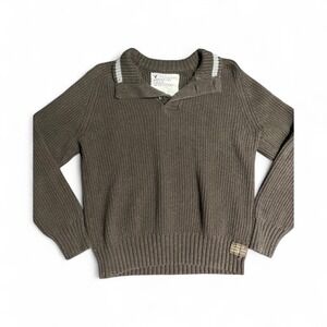 American‎ Eagle Standard Issue Ribbed Cotton Sweater Size L